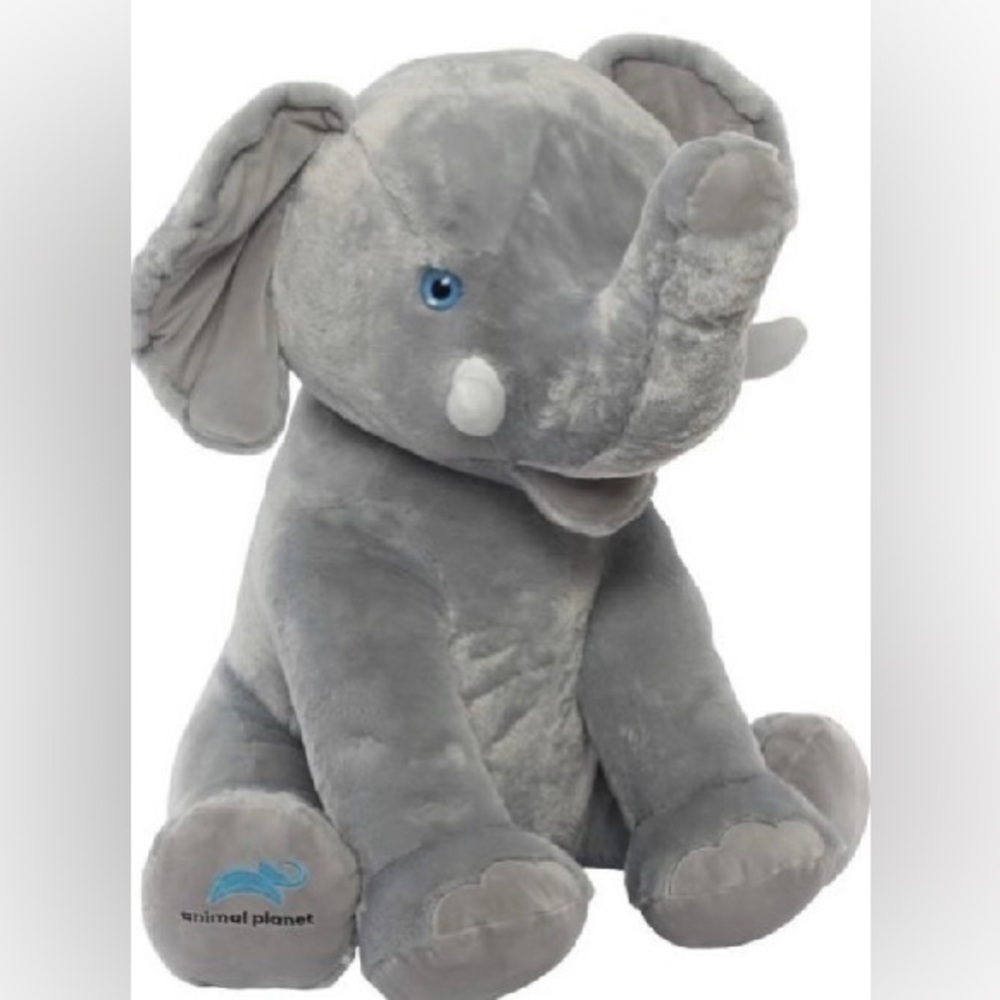 ANIMAL PLANET GIANT ELEPHANT PLUSH 18 IN (H) X 12